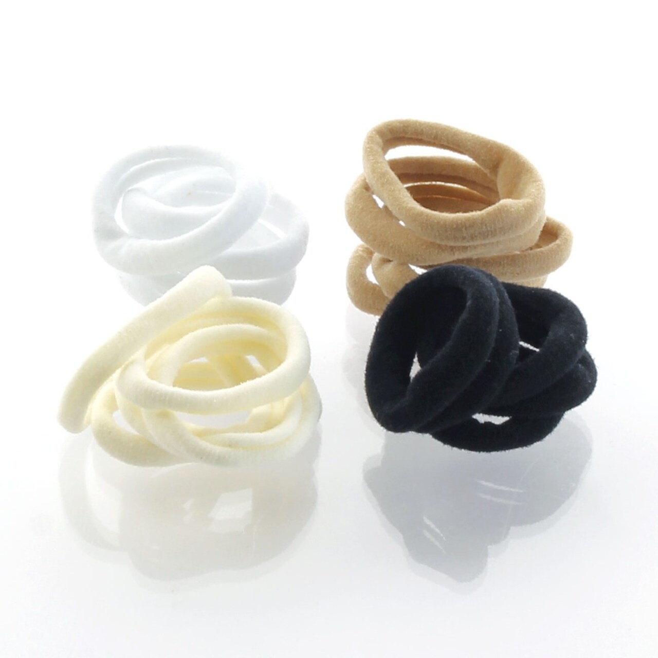 Baby/Toddler Stretchy Nylon Ponytail Holders Variety A - 20 pcs